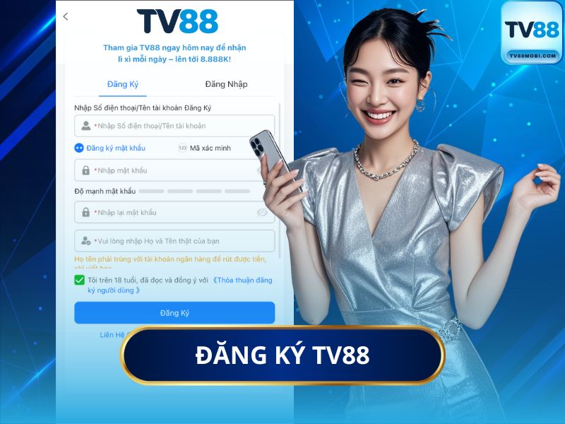 Các Bước Đăng Ký TV88 Chi Tiết